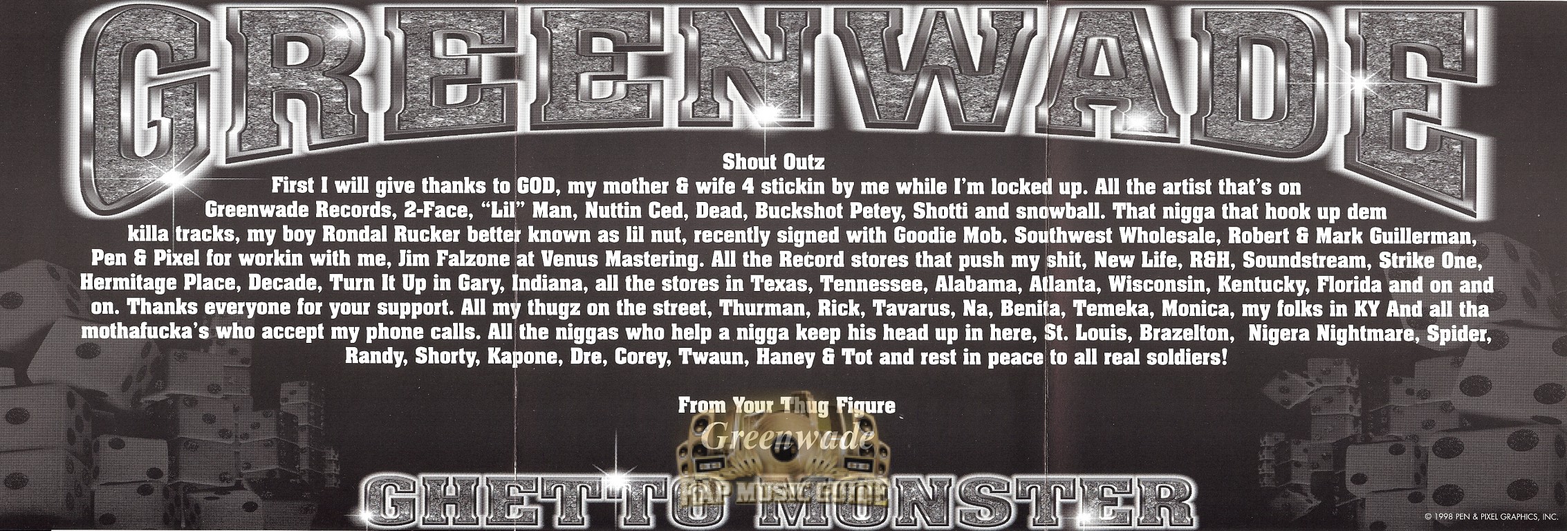 Greenwade - Ghetto Monster: CD | Rap Music Guide